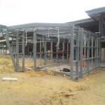 The Pawsey Centre entry taking shape.